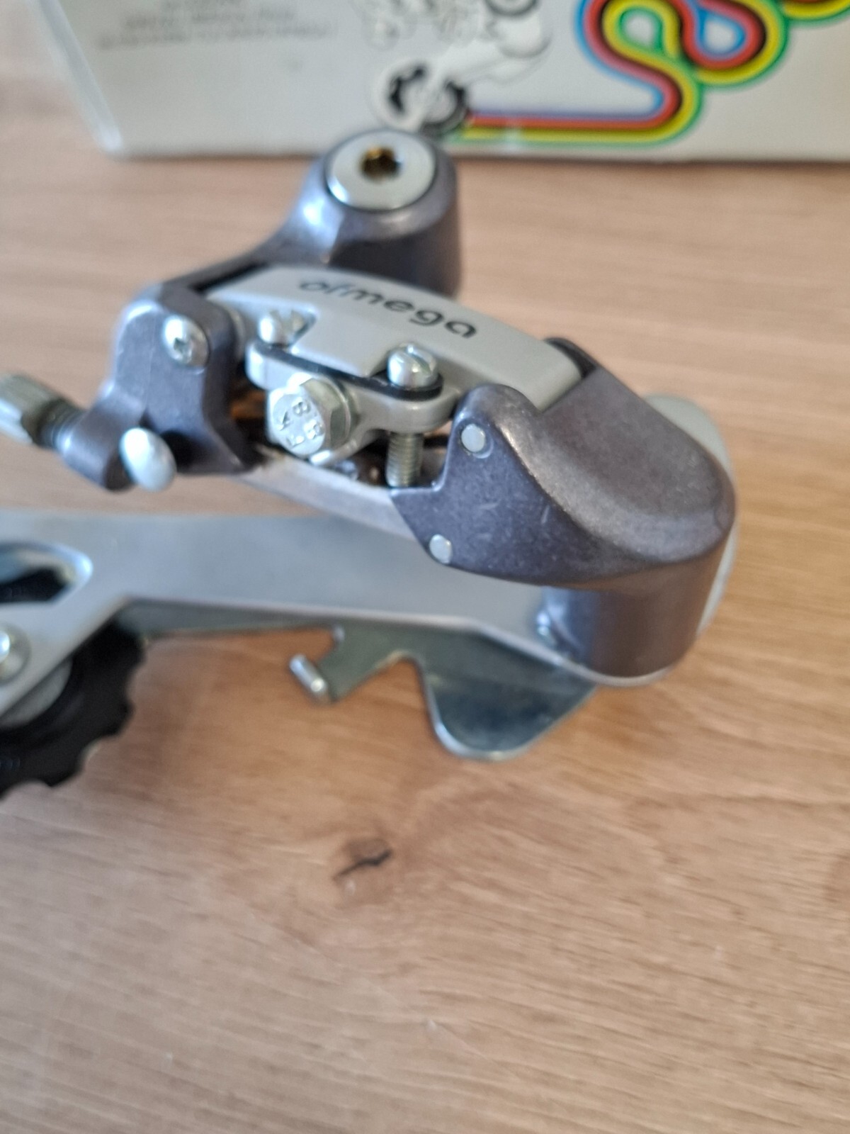 Retro Bicycle Parts NIB NOS Ofmega Alpine LP 1st Style Rear Derailleur 6 Speed