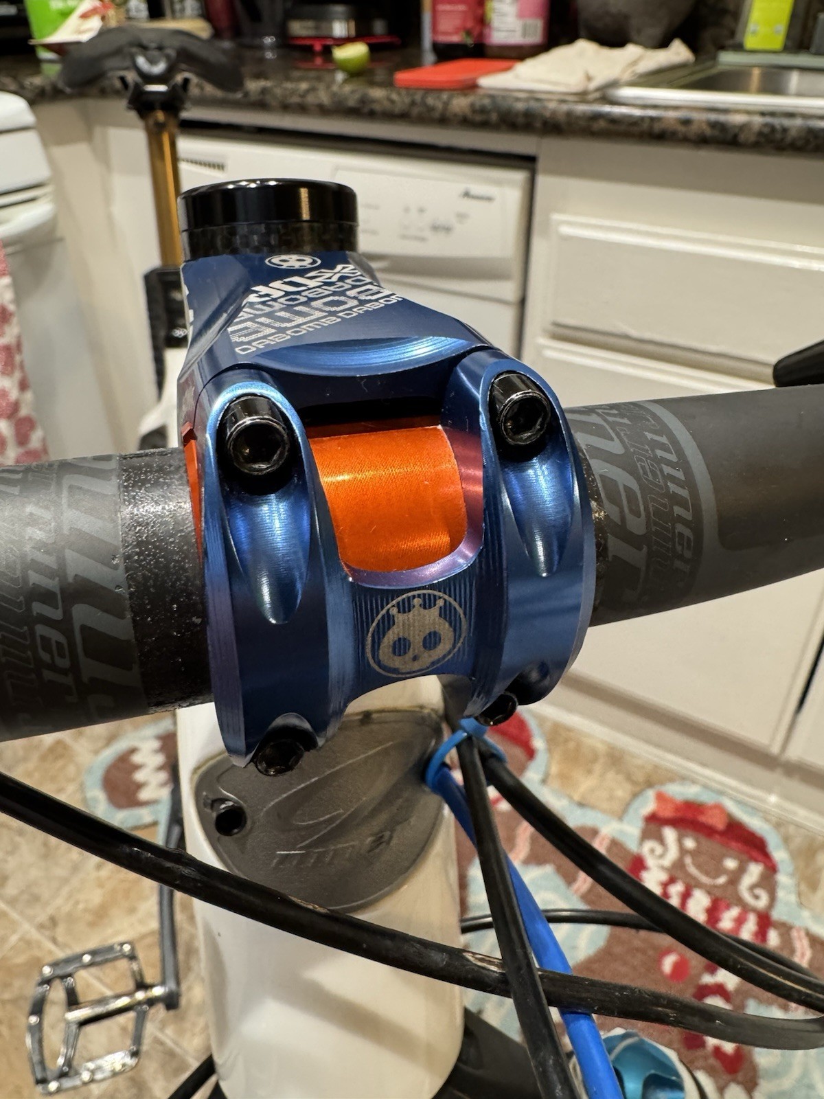 DA BOMB «MP8″ MTB AM FR 1-1/8» STEM ,Bar 35mm 31.8mm x 60mm – Blue