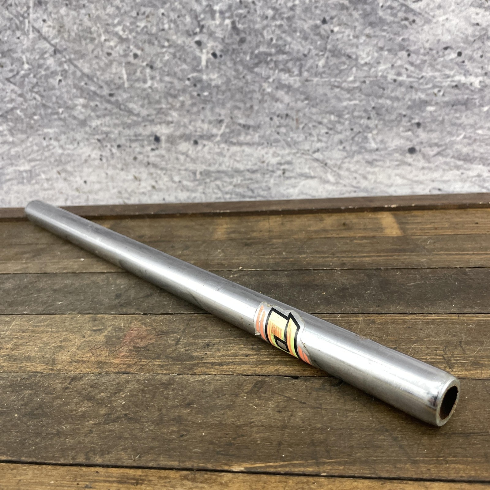 Vintage DYno BMX Seatpost 22.2mm Silver 395g Old School BMX Straight