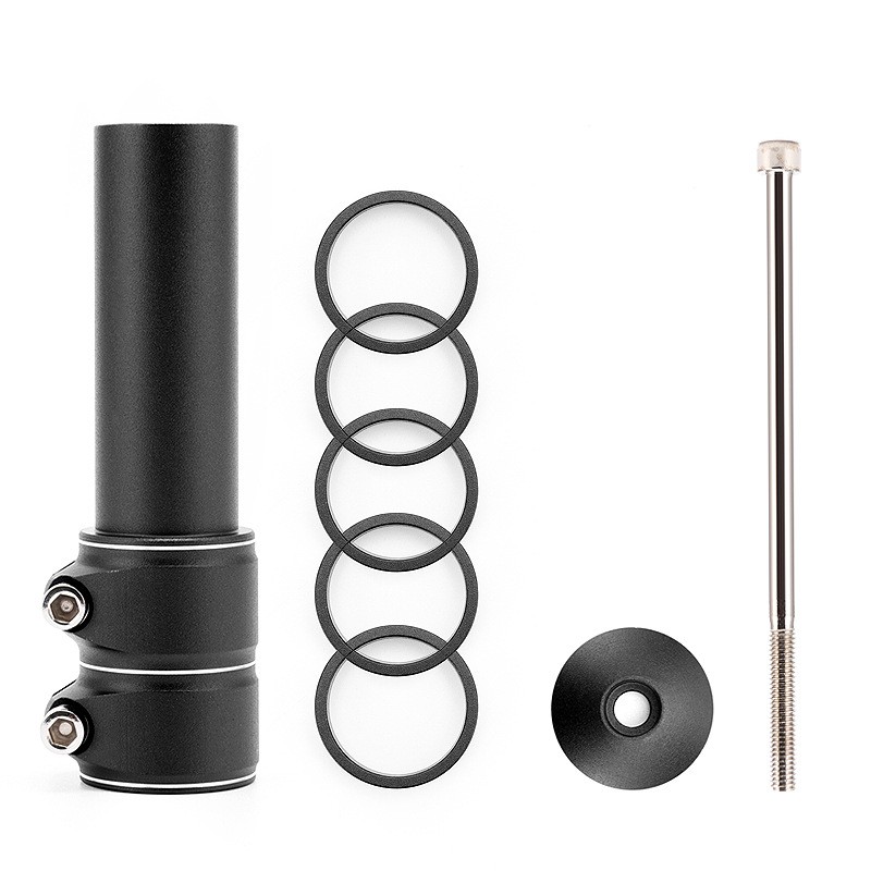 MTB Fork Stem Extender Aluminum Handlebar Riser HeadUp Adapter for Mountain Bike