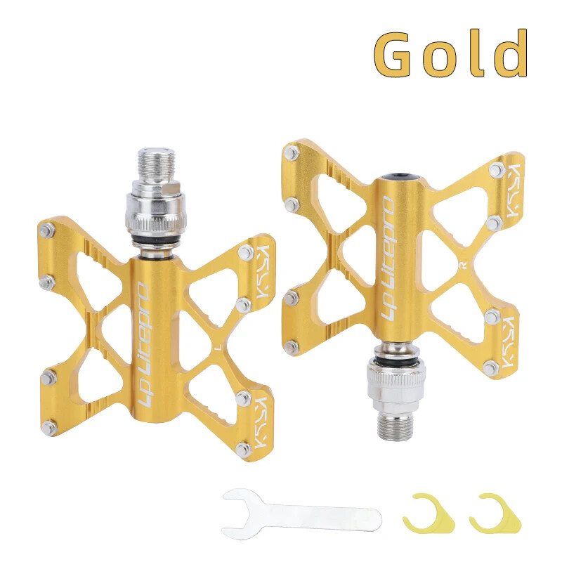 Bike Quick Release Pedal Widened Non-slip DU Sealed Bearing Folding Bike Pedal
