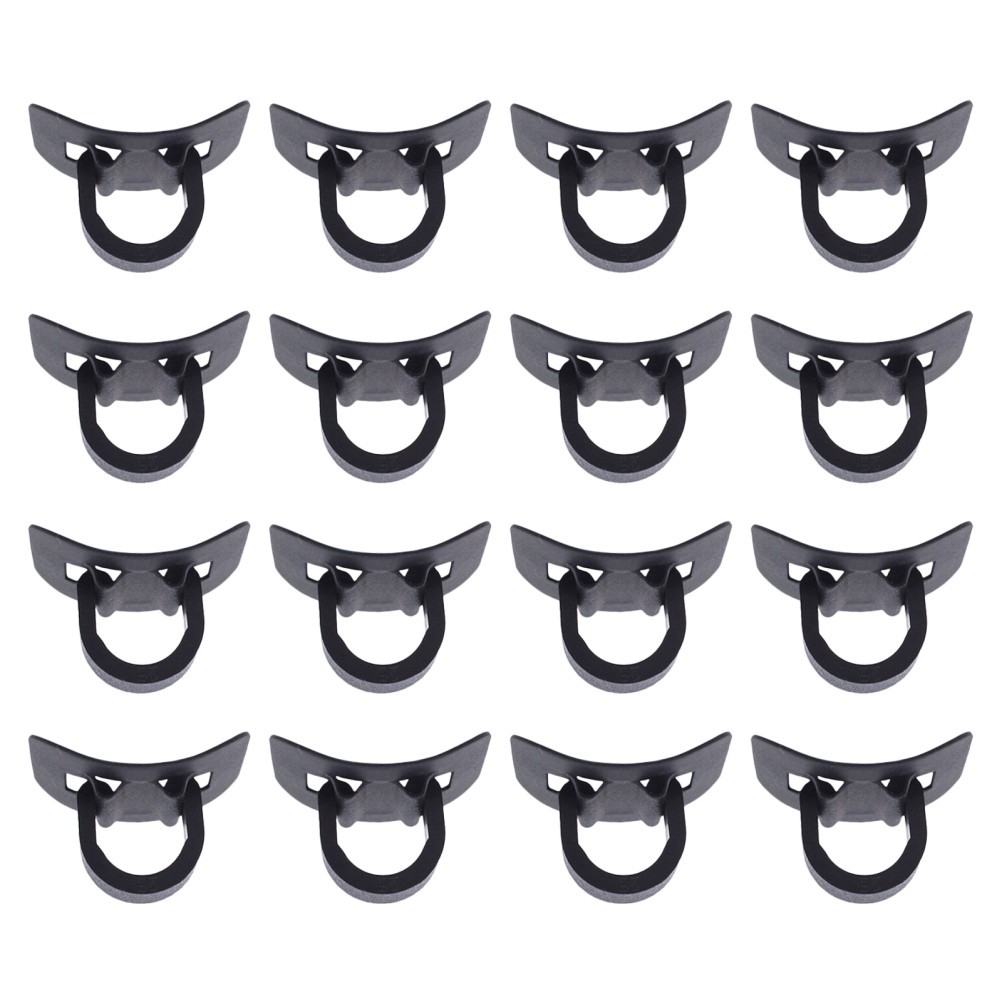 16Pcs Durable Bike Cable Clips Aluminum Alloy and Plastic Brake Line Clamps