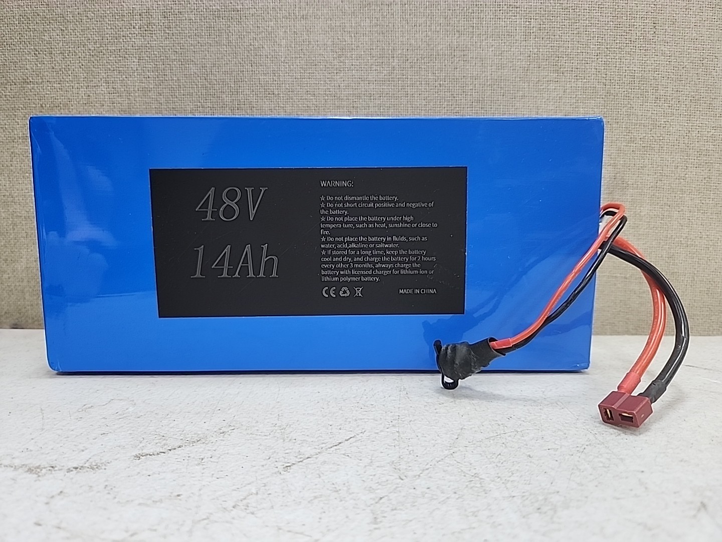 NEW Unbranded 48V 14Ah Ebike Lithium Battery Pack 30A USB. (Max 1000W)