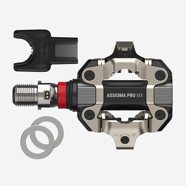Favero ASSIOMA PRO MX-UP Power Meter Bike Pedals with Power Bank Bundle