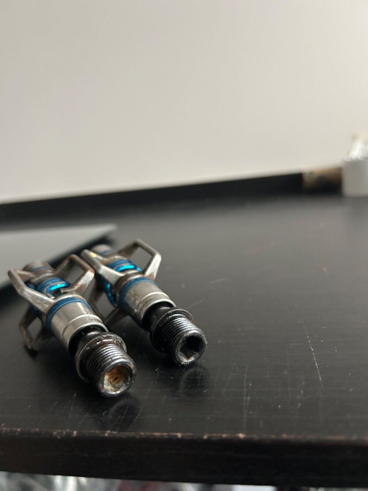 CrankBrothers Eggbeater 3 Clipless Gravel MTB CX Pedals Silver/Blue