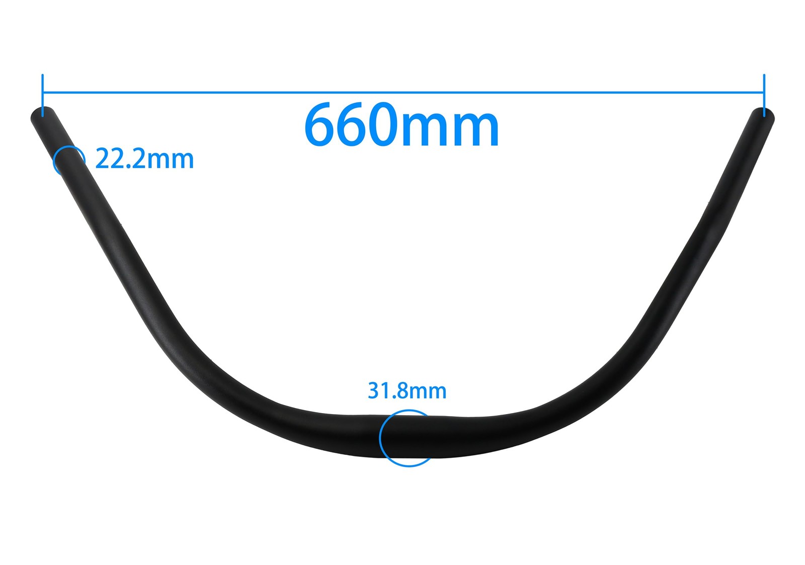 WEERAS Classic Vintage Beach Bike Cruisers Handlebar, Width 660mm Enter Diame…