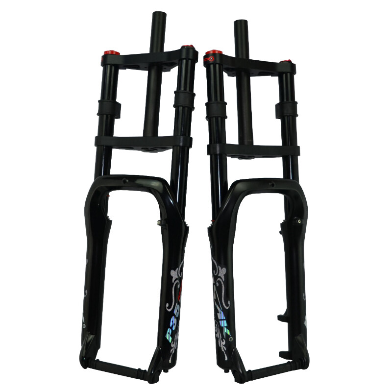 20er Double Shoulder E-bike Fat Fork Snow Mountain Bike Front Suspension Fork