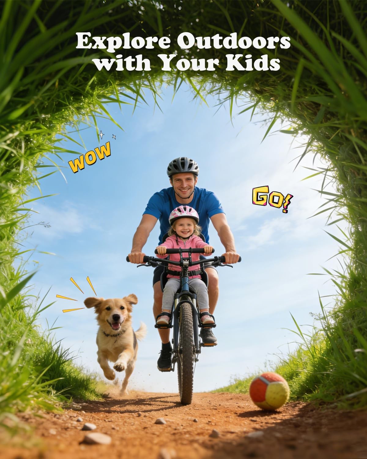 HANEVEAR Kids Bike Handlebars Extender, 2 in 1 Child 11.8″, Black