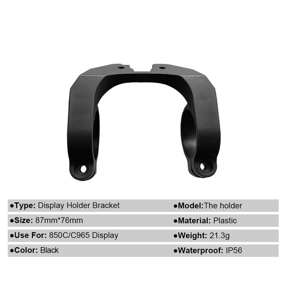Practical Display Holder Bracket 87x76mm Accessory Black Display Bracket