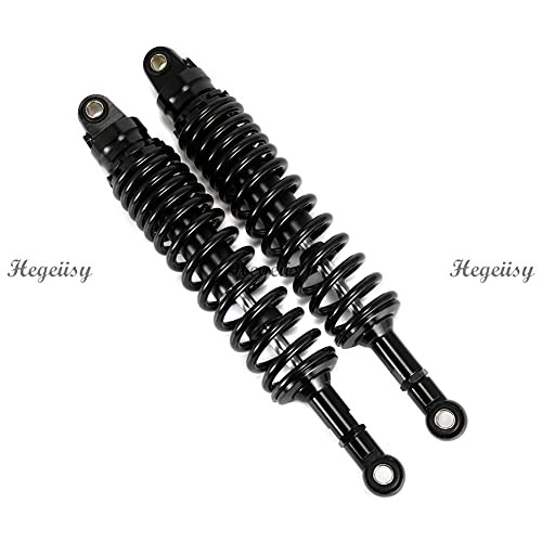 360mm 380mm 400mm 420mm Universal Motorbike Air Shock 14.96 inch 380mm Black