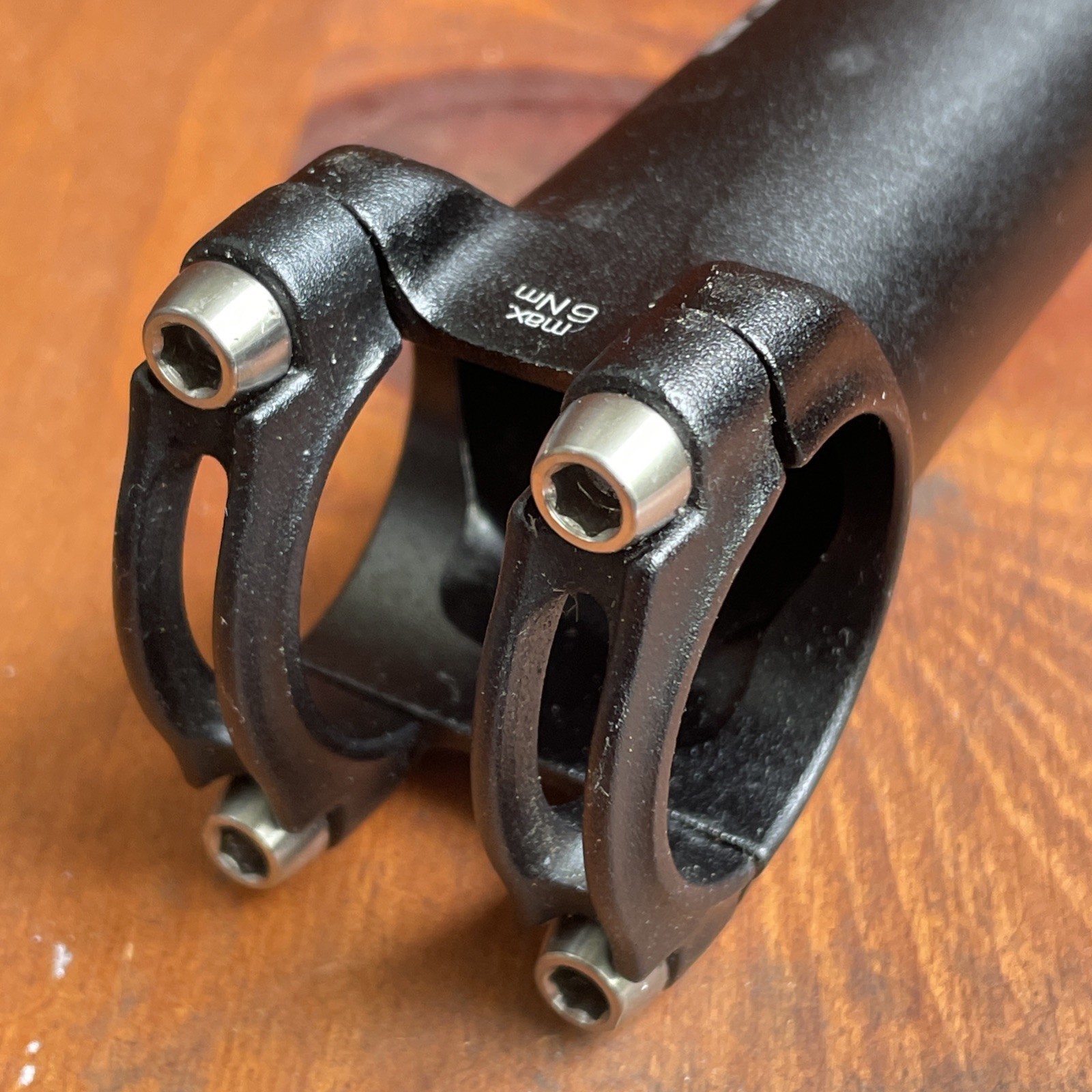 Syntace F109 Threadless ROAD Stem 110mm x 31.8mm x 6° BLACK w/ 4mm hardware VGC!