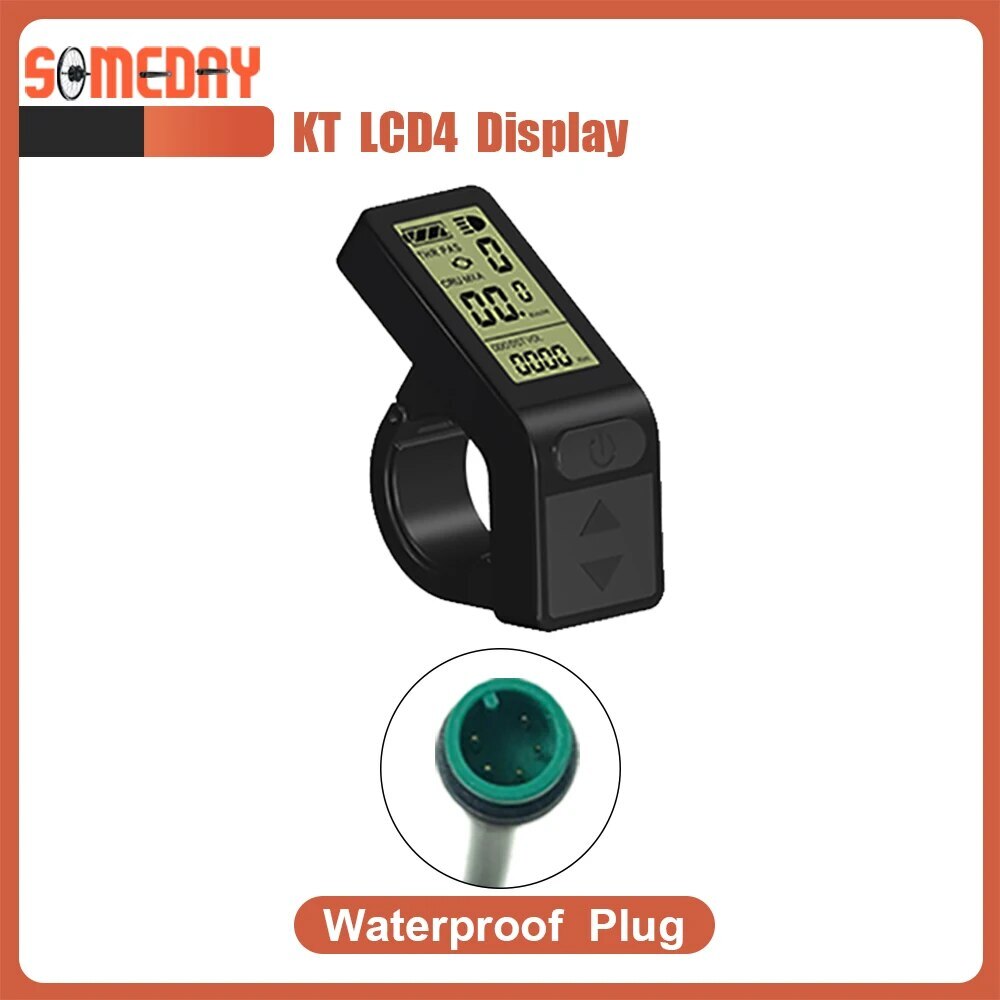 E-bike LCD LED Display Waterproof SM Plug 24V 36V 48V 72V for Ebike Display