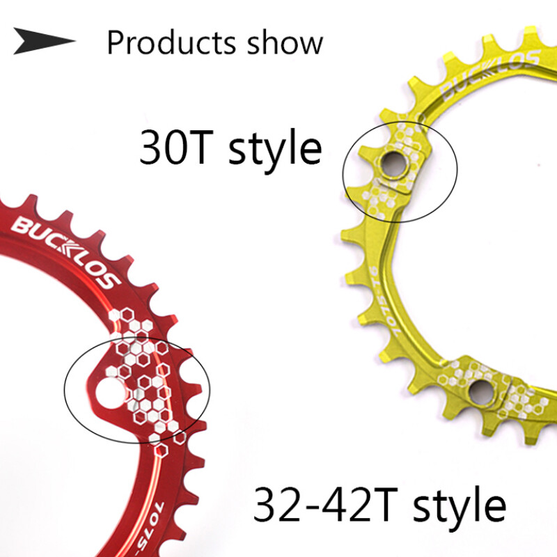 104BCD Bike Chain Ring Narrow Wide Round Oval 30-42T MTB Chainrings Fit Shimano