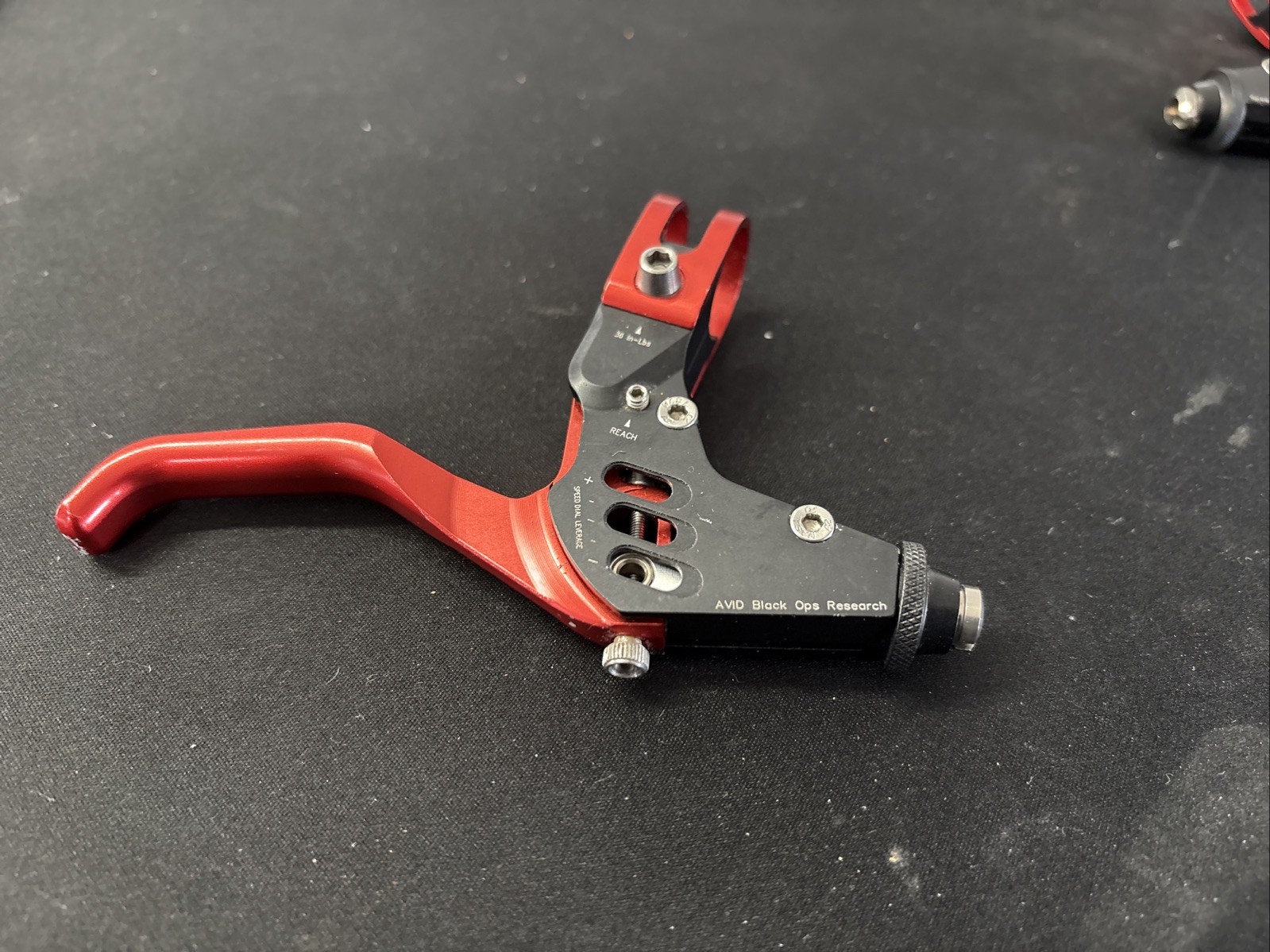 AVID Black Ops Research Speed Dial Ultimate Levers, Rare Red Lever Blades