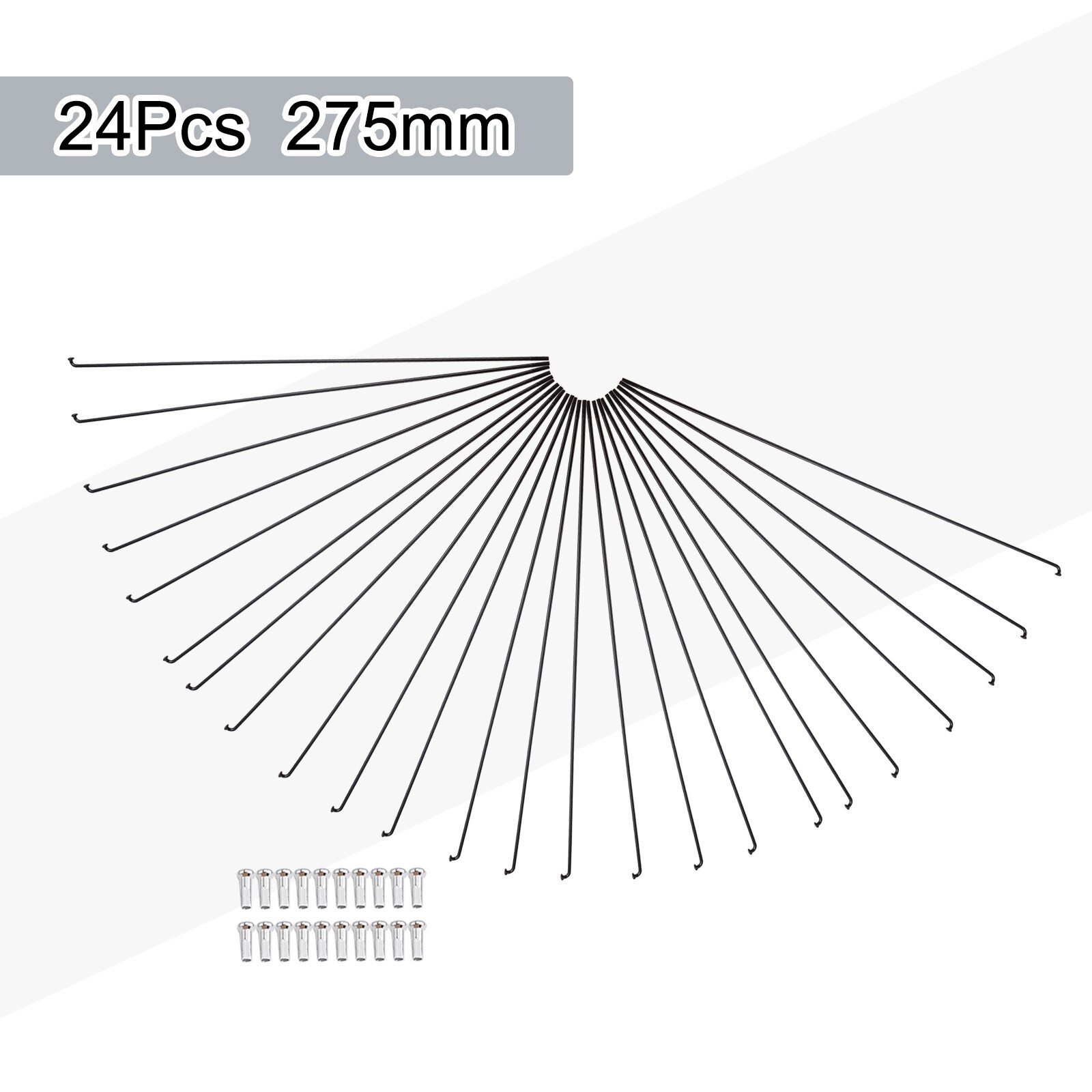 260MM 275MM 289MM MTB bike Steel SPOKES AND NIPPLES 24 pcs for 27.5/26/29er