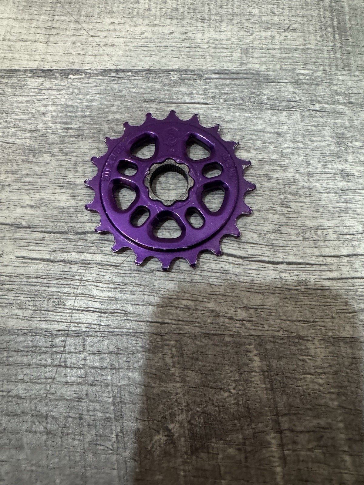 PROFILE BMX SPROCKET 3/4 In Retro Purple SPLINE DRIVE 20T