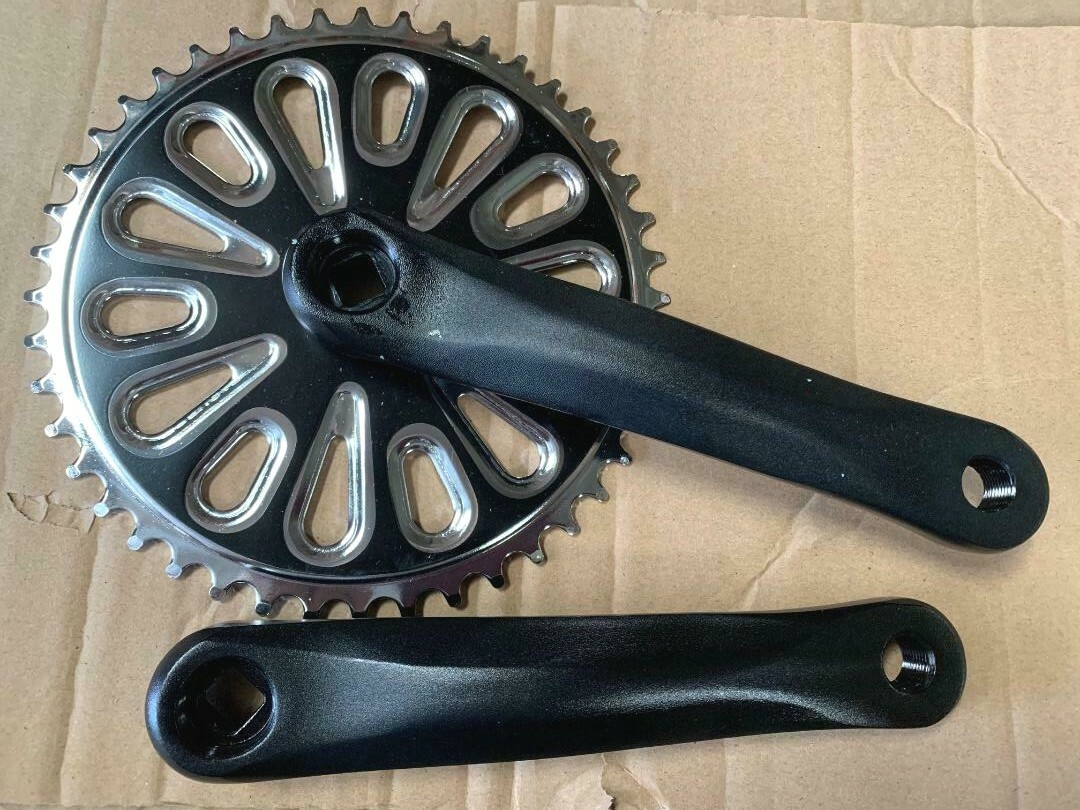 Bicycle CrankSet 40T x 1/2″ x 3/32″ x 170mm for 7-Speed BMX MTB Cruiser Fat Bike