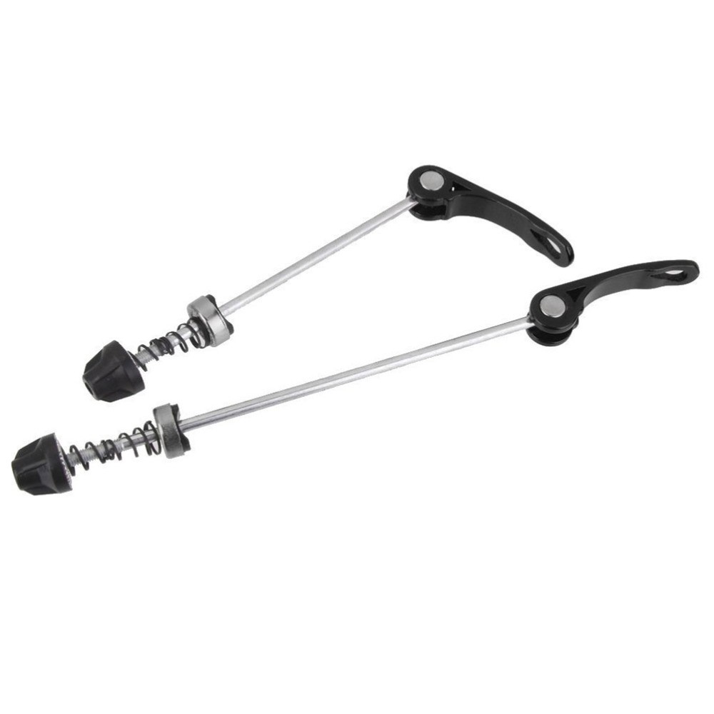 Pair of Quick Release for Wheel Hub Front and Rear Skewers Cycling Parts (Black)