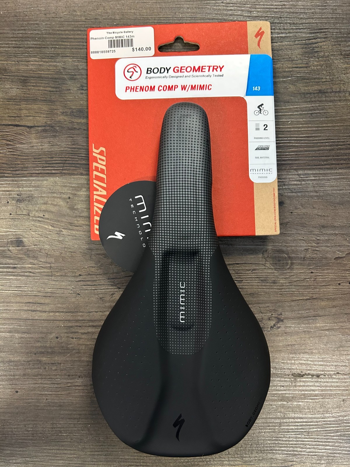 Specialized Phenom Comp MIMIC Saddle 143/168
