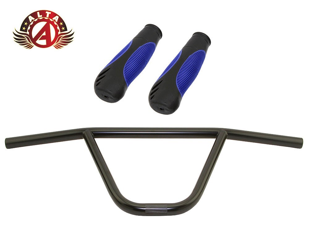ALTA CW PRO Old School Classic Black Handlebar W/ 135MM SPORTY ERGONOMIC GRIPS.