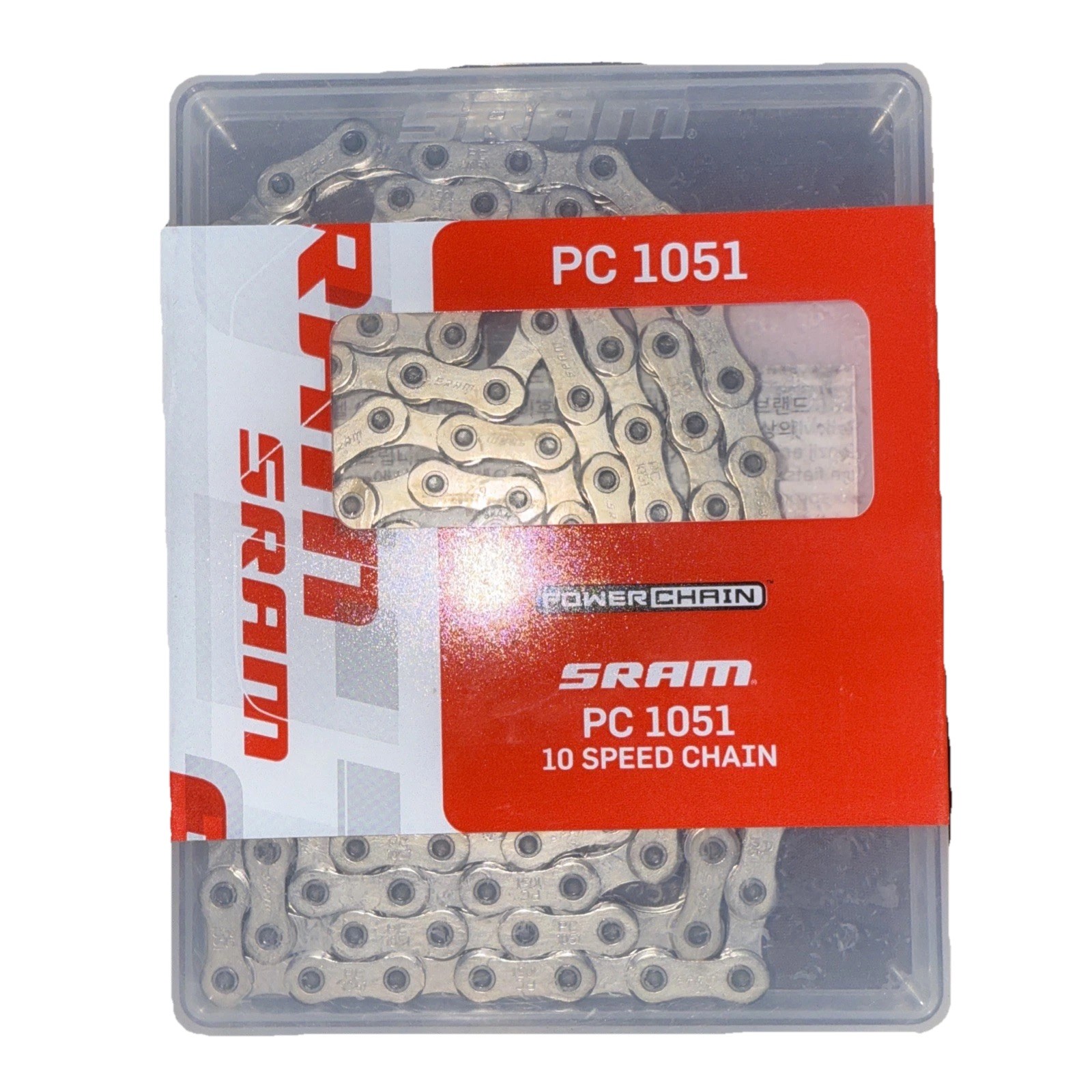 1 SRAM PC-1051 Chain – 10-Speed with Powerlock, 114 Links, Connector Included