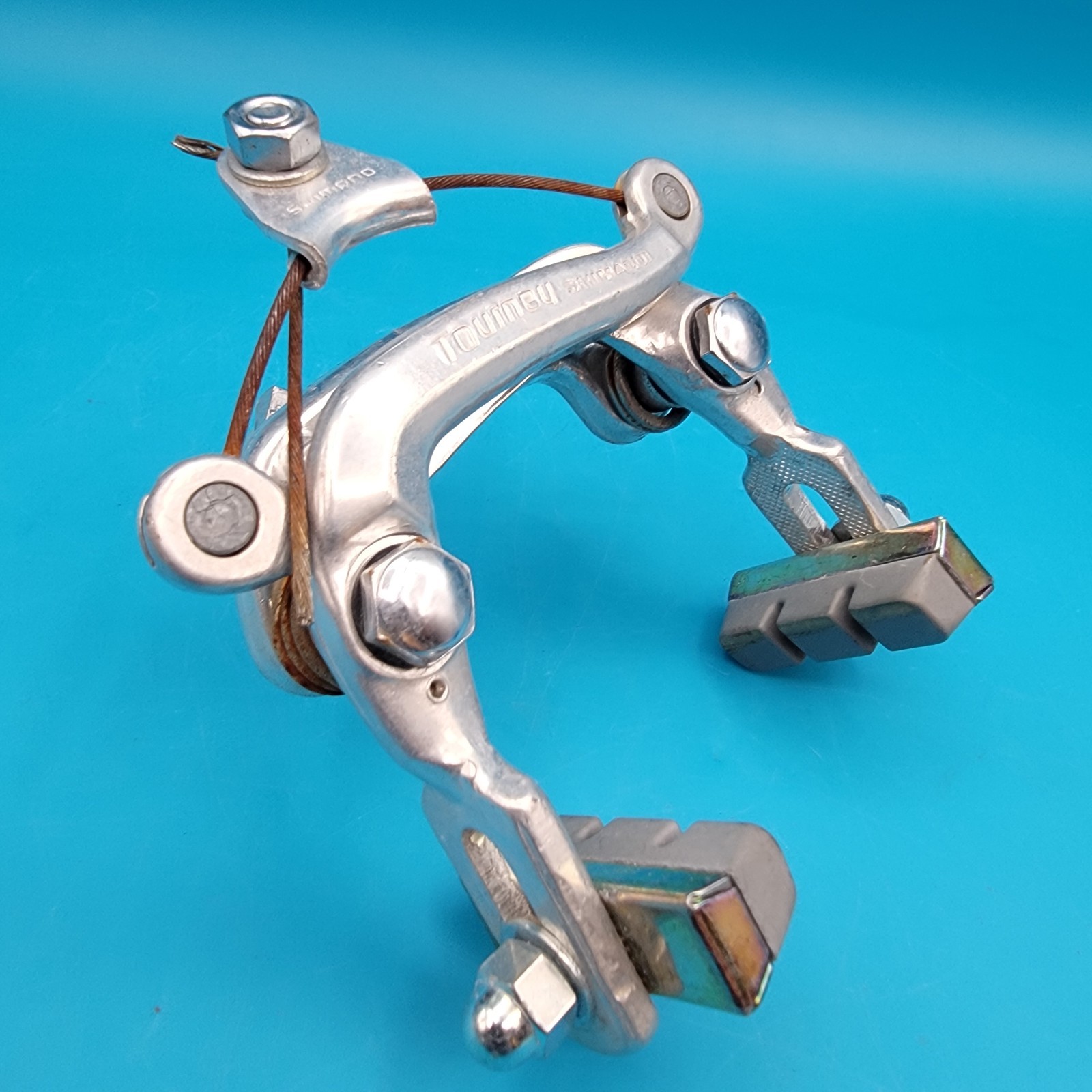 Vintage Shimano Tourney Center Pull Caliper Brake Set Road Bike Rim Brakes e4