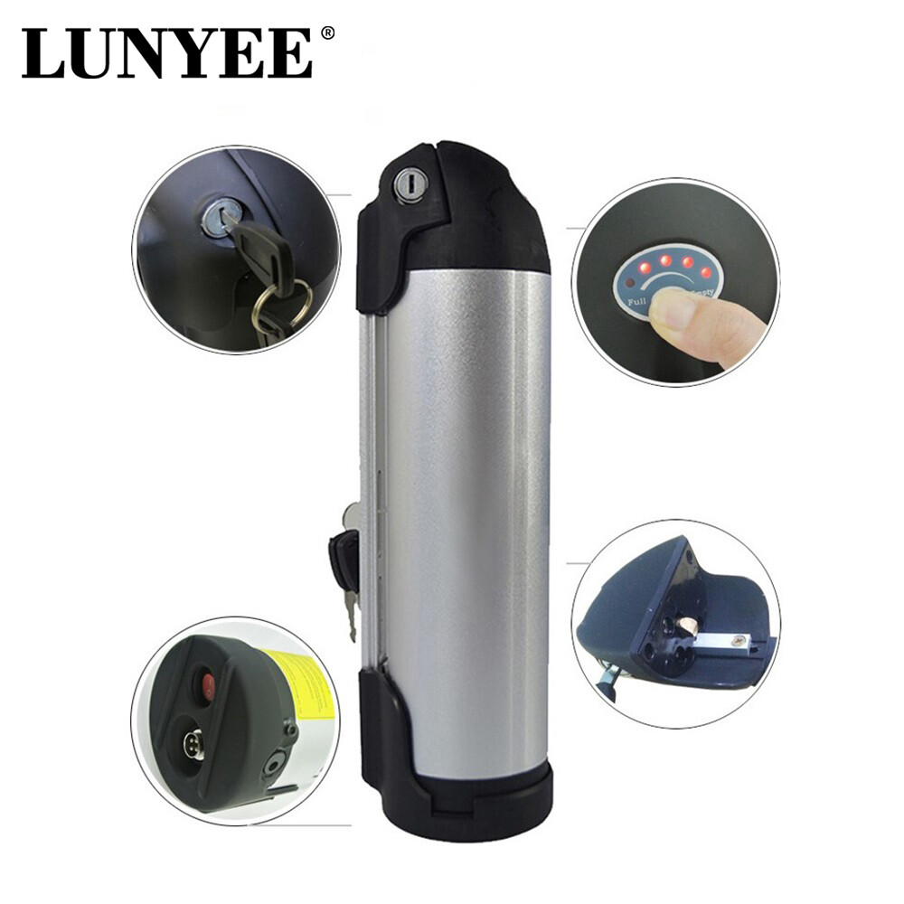 36-52V 10-18ah Electric Bicycle Water Bottle Battery For 200W-750W Motor