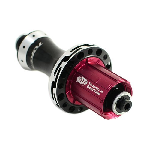 TOKEN HERO Road Lite Alloy Hubs , F20H/R24H , 1 Pair , Black