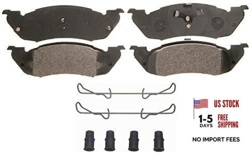 QS Disc Brake Pad Set, Chamfered Edges for Smooth, ZX529 QS – Semi-Metallic