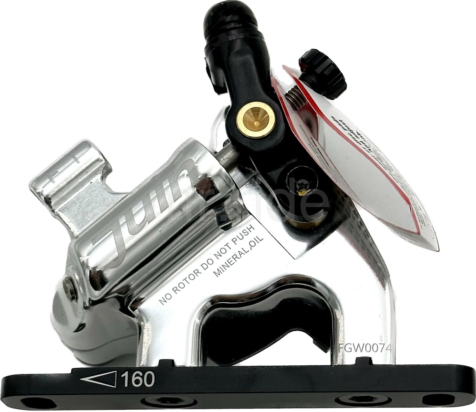 Juin Tech F1 Flat Mount Cyclocross CX Hydraulic Disc Brake Set w/Rotor Silver