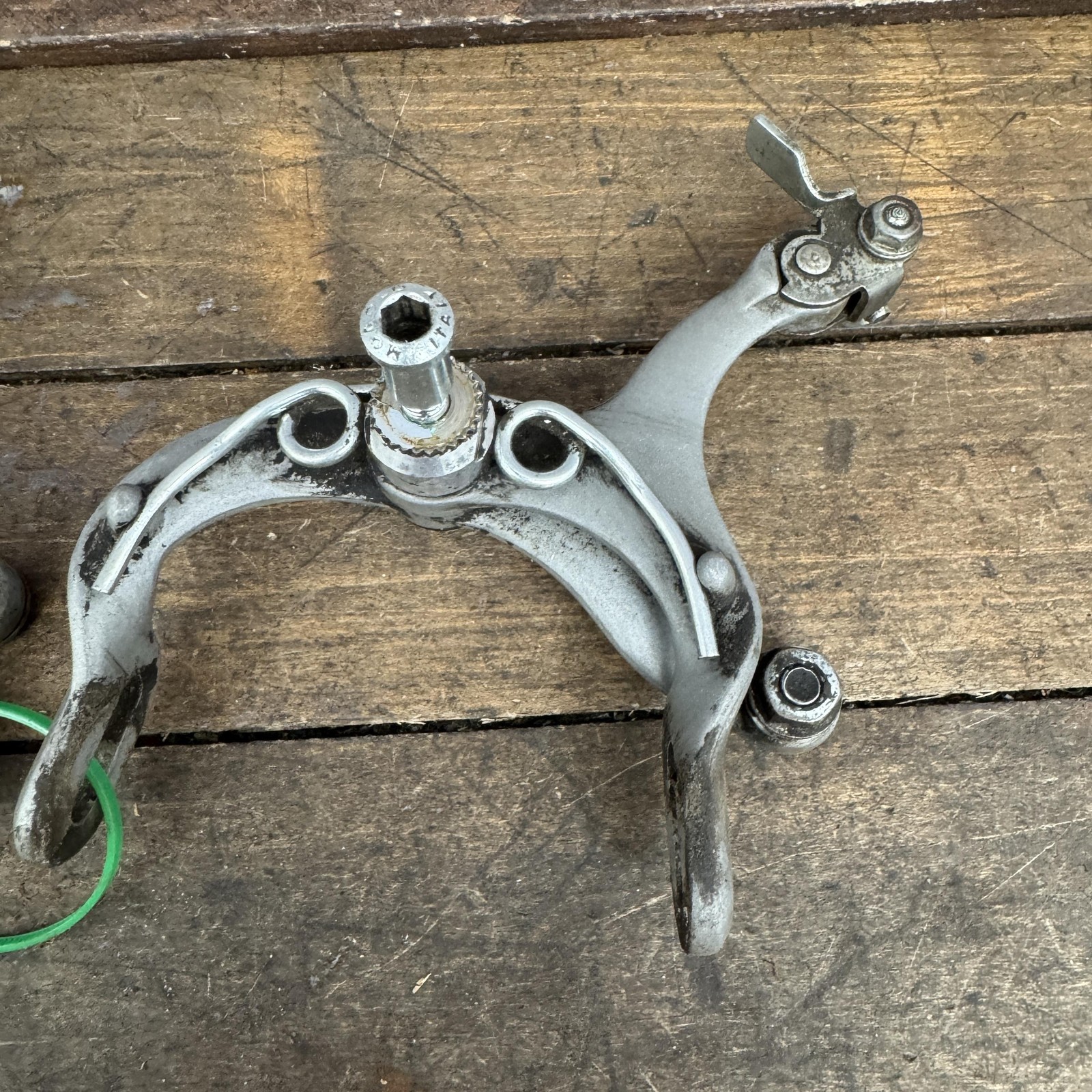 Vintage Modolo Start Side Pull Silver Caliper Brake Set Road Bike F/R Pair Wear