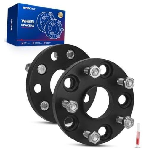 KAX 5×4.5“ Wheel Spacers,Forged 15mm 5×114.3mm Hubcentric Spacers with Thread