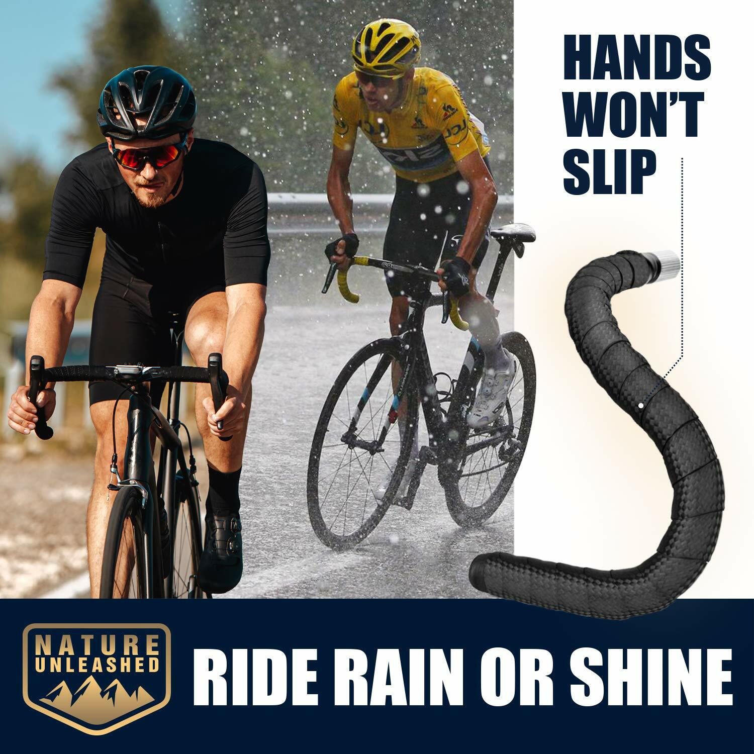 Handlebar Tape​ Road Bikes Bicycle Bar Grips Wraps ​For Handles ​With End Caps