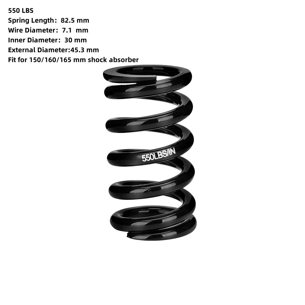 Rear Shock Absorber Spring 30mm Diameter 350 650 LBS Capacity
