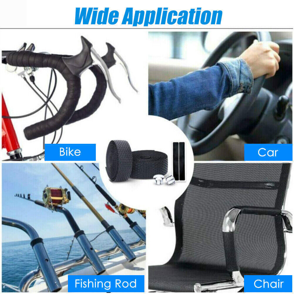 Bicycle Handlebar Tape Cycling Road Bike Soft EVA Non-Slip Handle Bar Wrap Strap