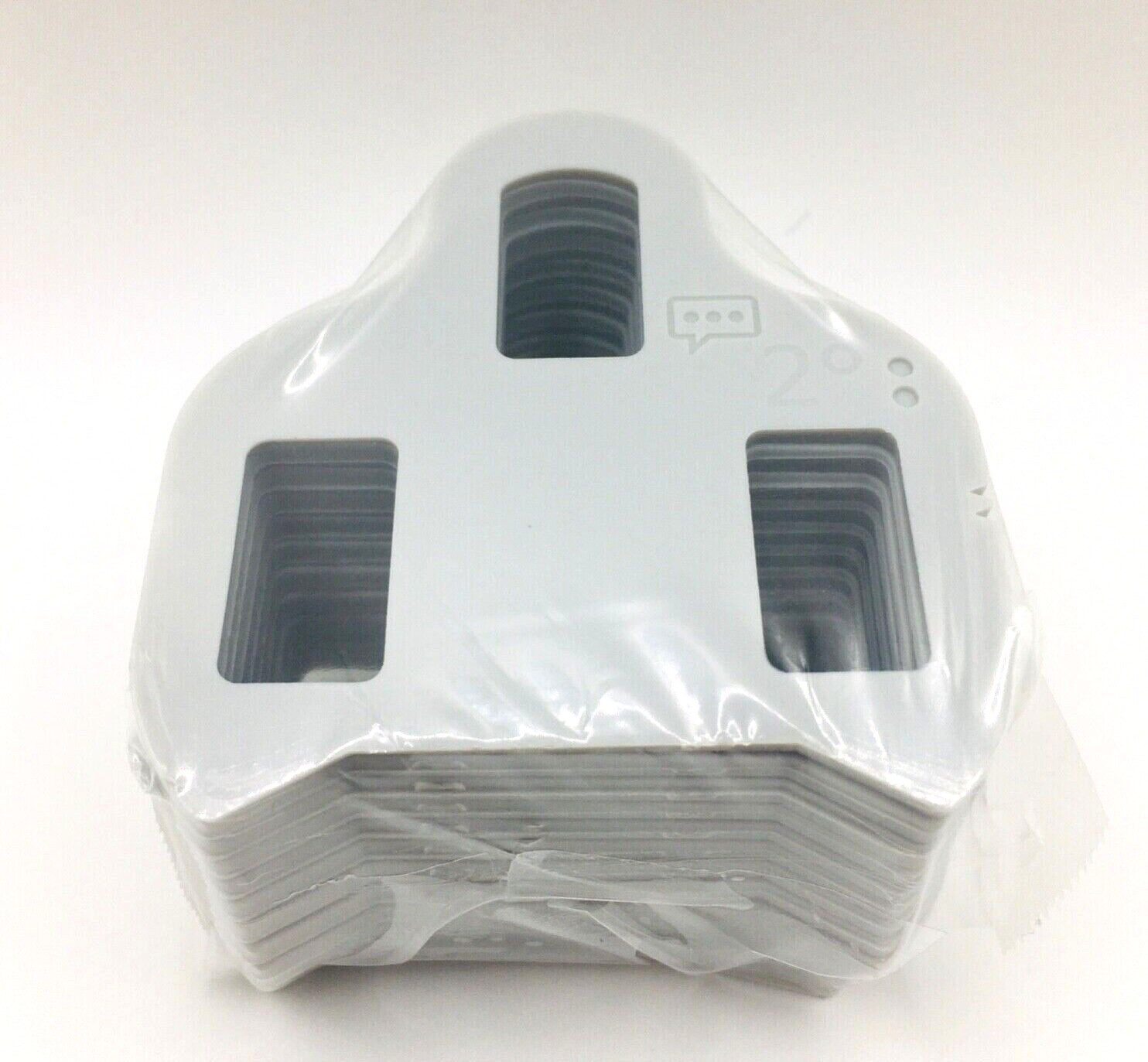 Bicycle cleat wedges for 3-hole cleats 2 degrees-(25 pack) Looks / SPD-L Road