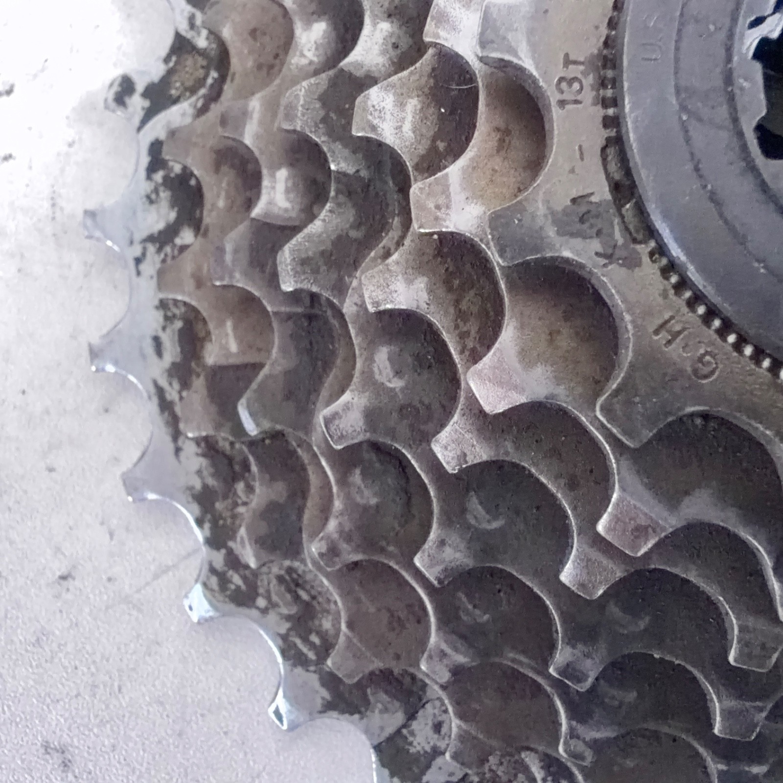 Shimano Vintage Hyperglide 7 Speed Cassette 13-28