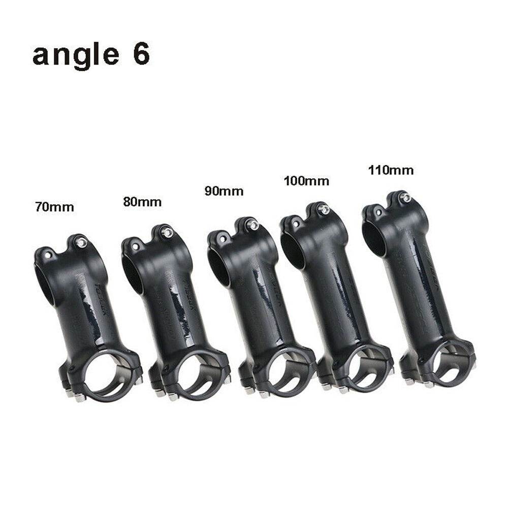 Bicycle Alloy Stem 6/17° Mountain MTB Road Bike Handlebar Stems 31.8*60-120mm
