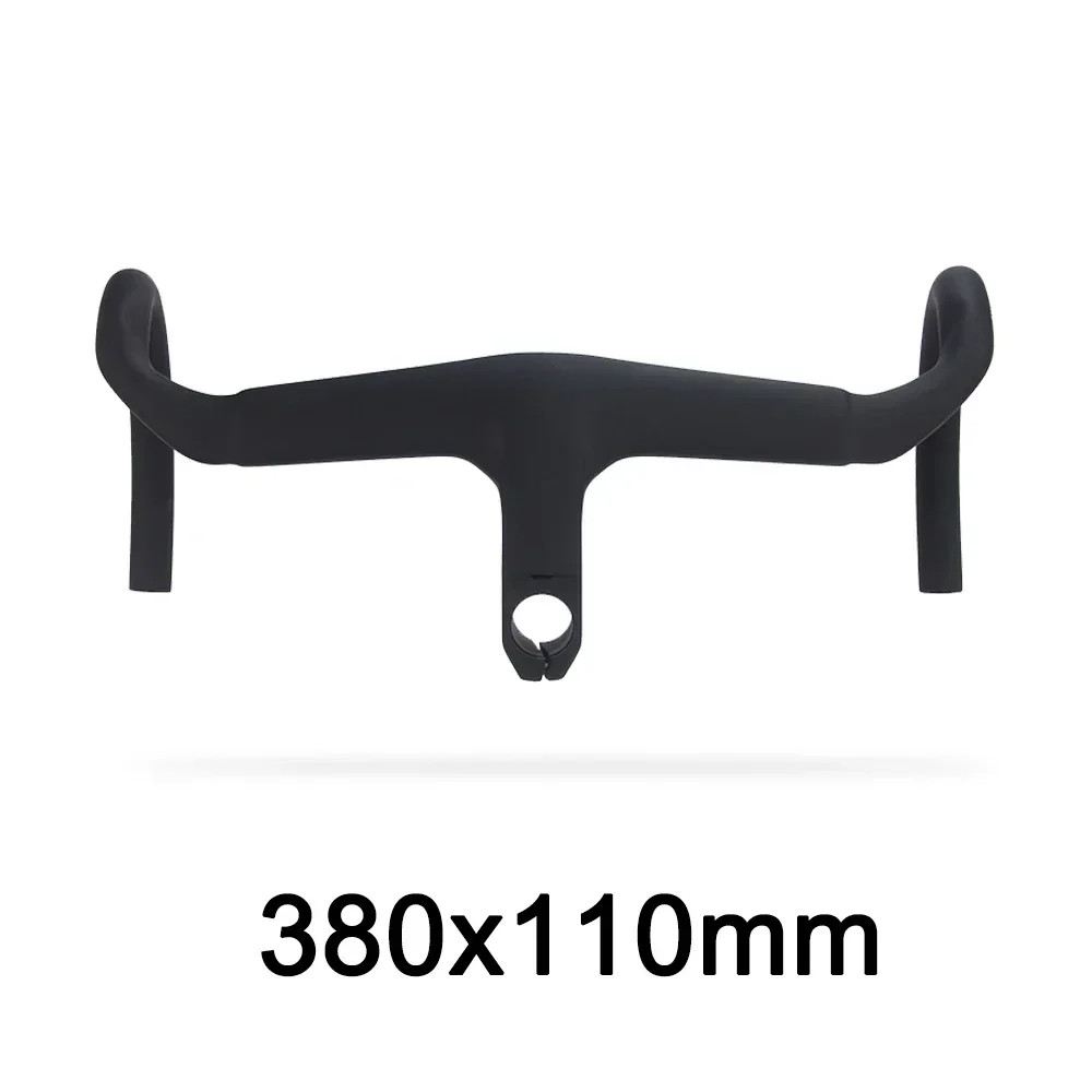 80-110mm Width Road Bicycle Carbon Handlebar Matte Internal Cable Di2 Drop Bar