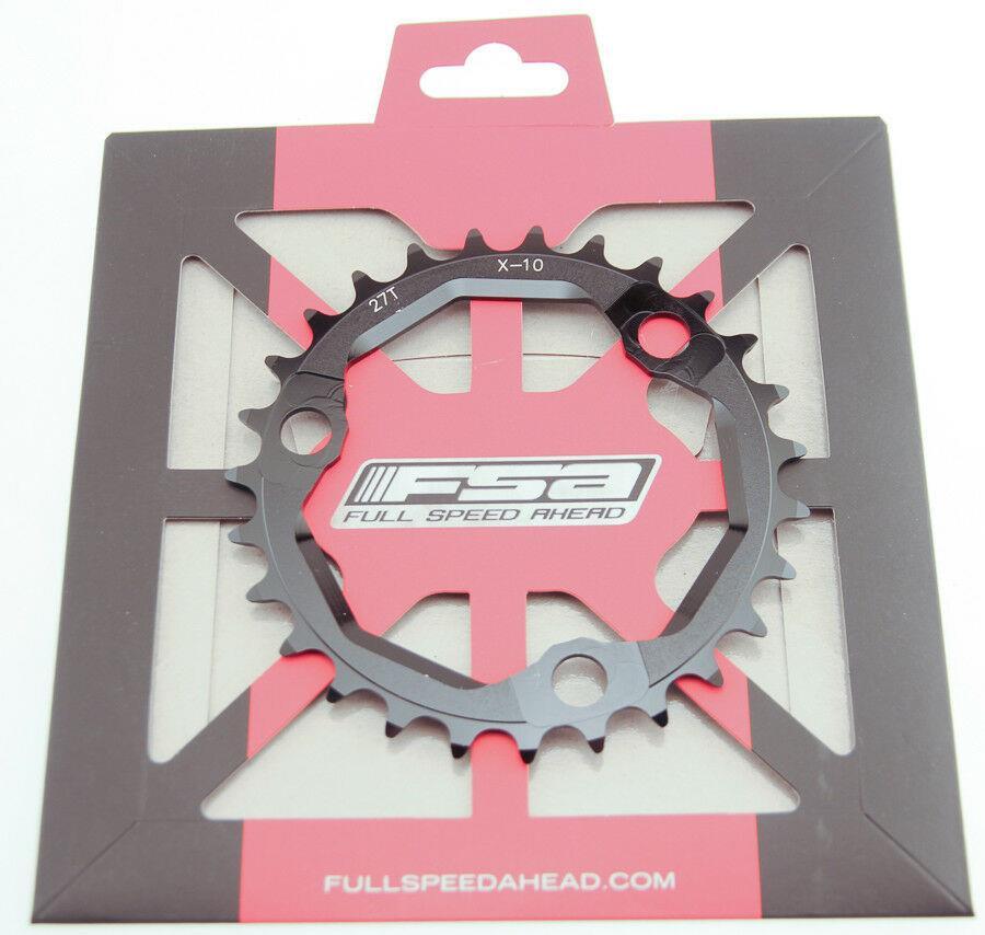 FSA 27T Pro MTB 386 Chainring Ring X-10 Speed 86 BCD 3 Bolt Black Bike New NIB