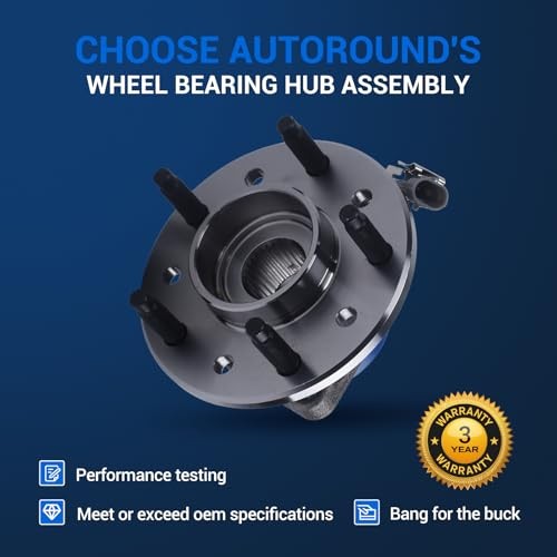 2-Pack Front Both Passenger Driver Side Wheel Bearing and Hub Assembly 513137