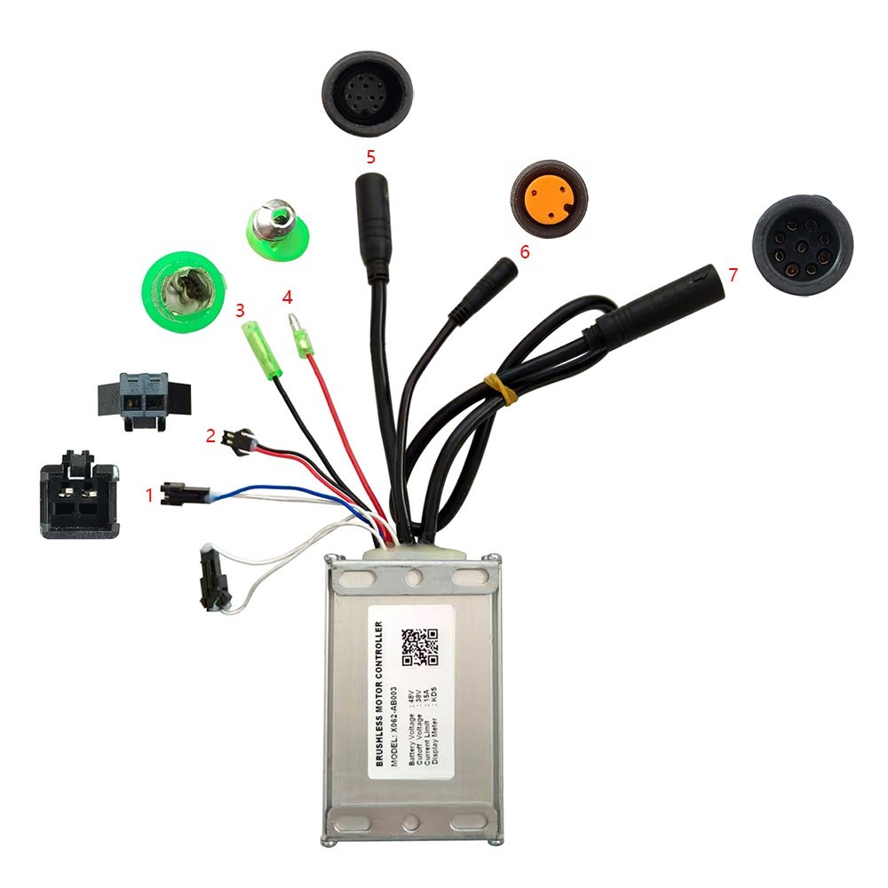 Brushless Motor Controller X062-AB003 48V 15A Electric Bike Conversion Kit KDS