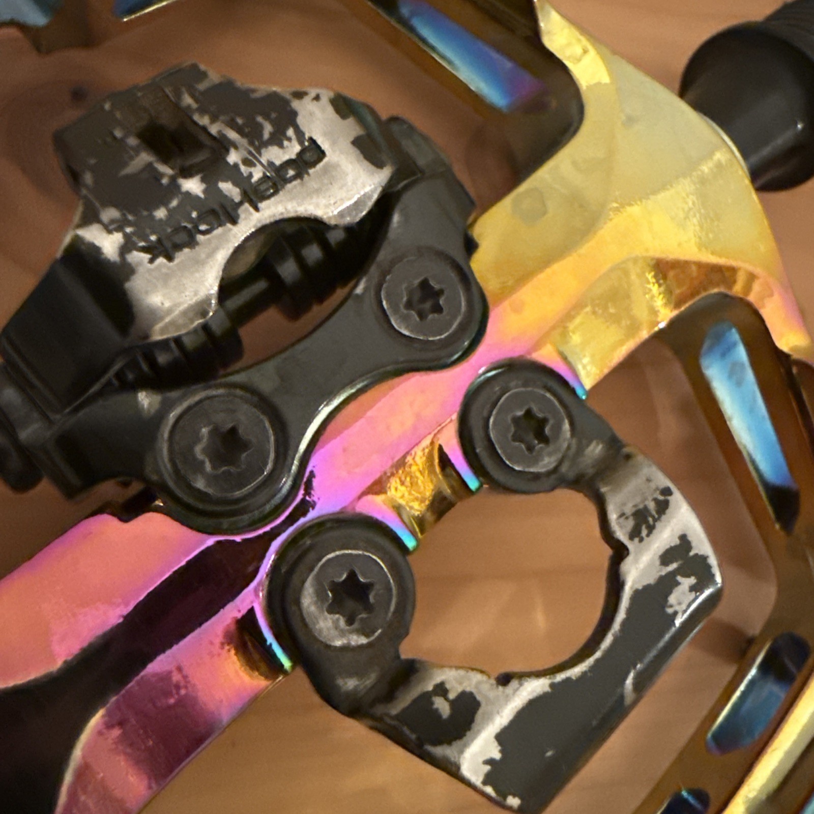 Xpedo Ambix Oil Slick Platform / Clipless Pedals SPD