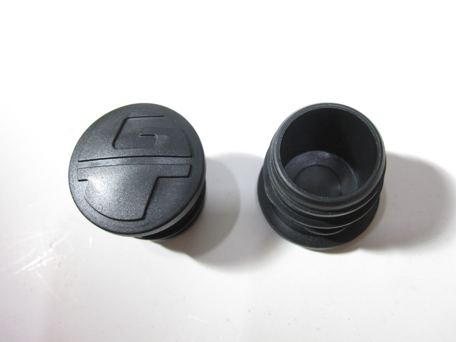 NOS GT Standard Handle Grips with GT end caps and Yellow Black in Color