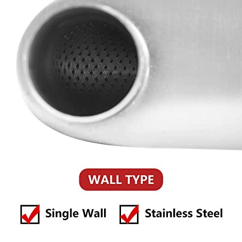 2.5 inch Universal Exhaust Mufflers,Muffler 2.5in OFF in | OFF out