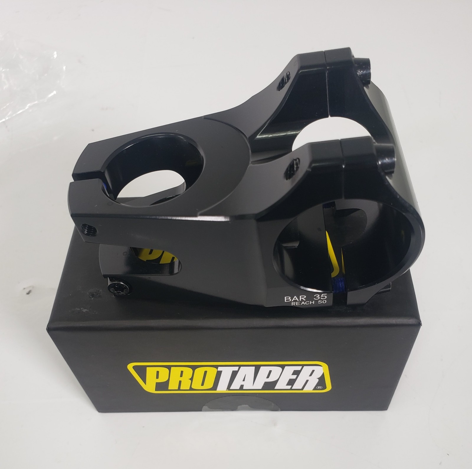 ProTaper MTB Stem 50mm x 35mm Clamp Stealth Black 1-1/8” Brand New Retail Box