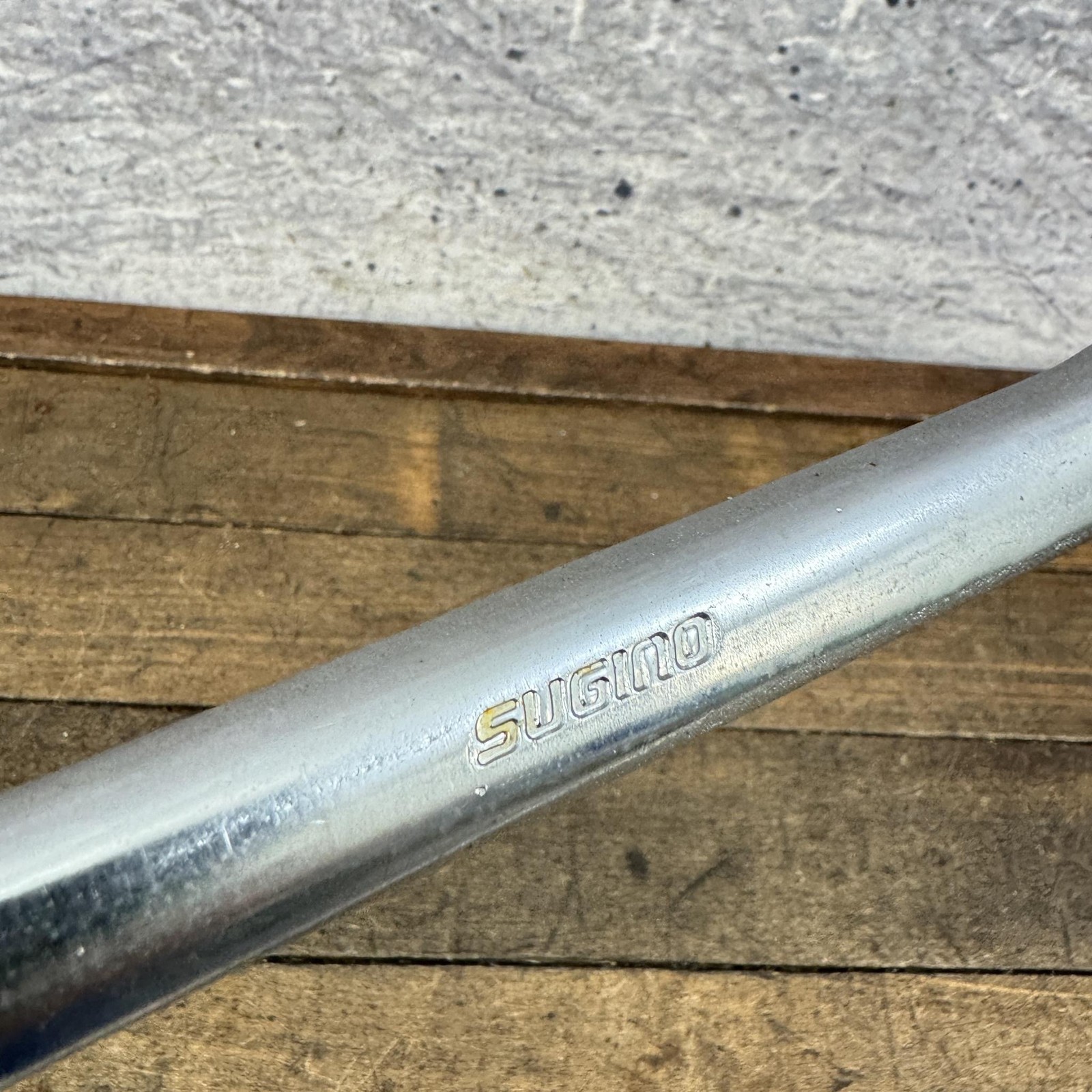 Vintage Sugino Crankset 165mm 86 1986 1pc OPC 1980s Old School BMX Bike Steel