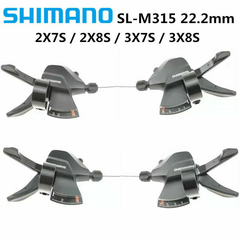 Shimano Altus SL-M315 2/3/7/8 Speed Shifter Trigger Set Rapidfire Update of M310