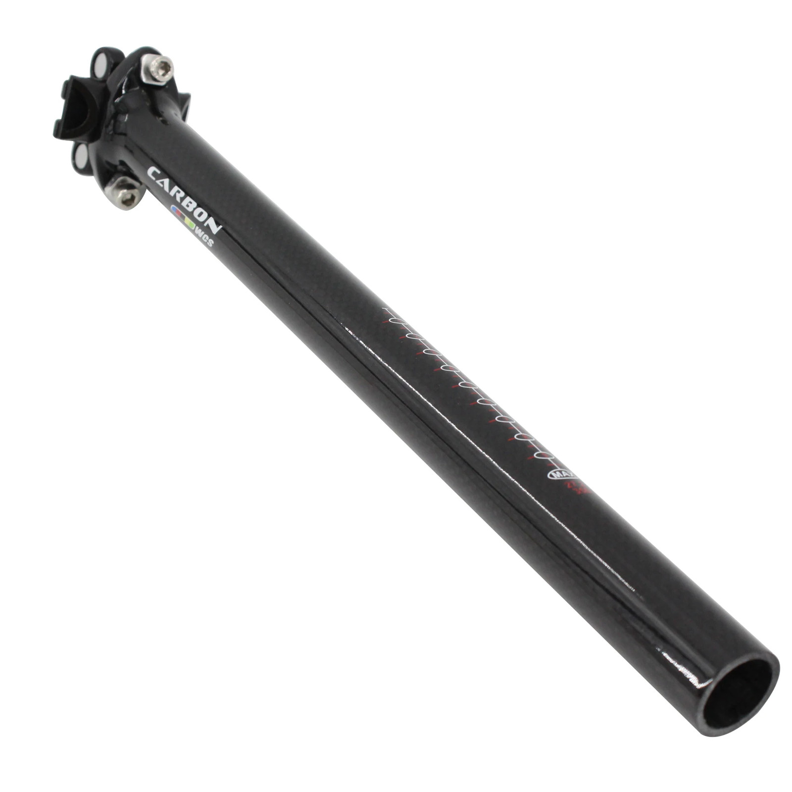 MTB Mountain Road Bike Carbon Fiber Seatpost 25.4/27.2/30.8/31.6mm 3K Seat Tube