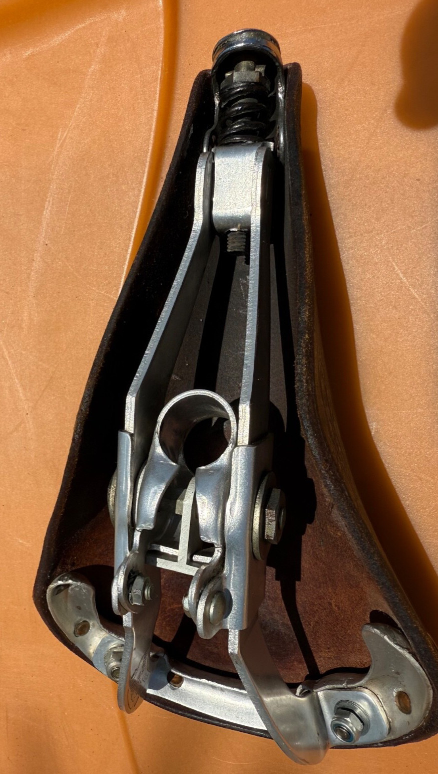 Ideale 90/Aluminum Daniel Rebour Autographed Saddle «special competition» Brown